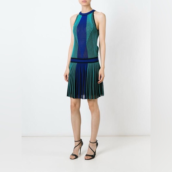 STUNNING Drop Waist Halter Dress From Roberto Cavalli - Picture 1 of 11